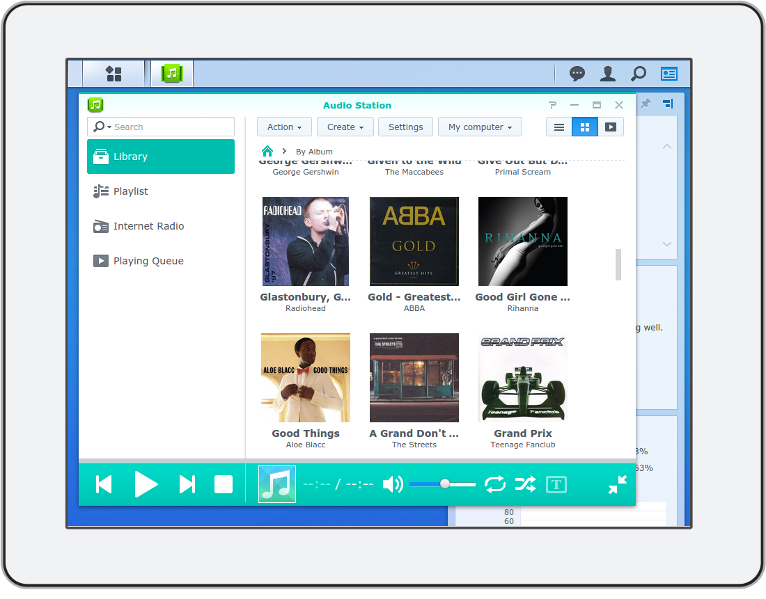 Albums organized by bliss for Synology Audio Station