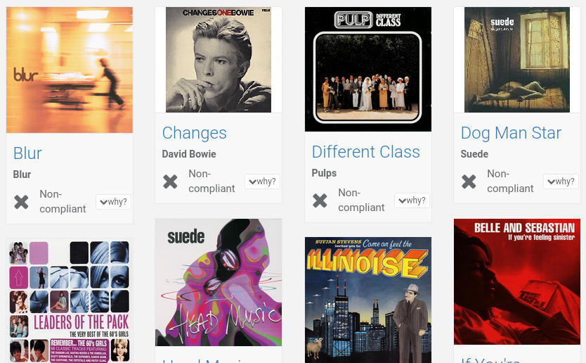 bliss assesses the consistency of your music