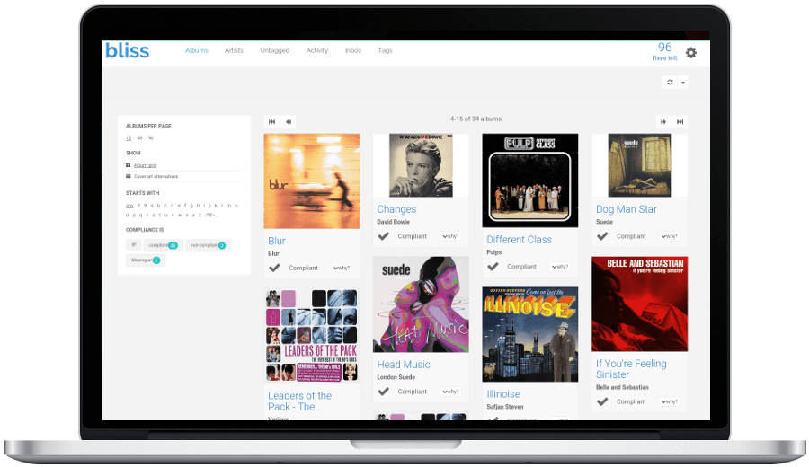 Automatic Music Organizer And Album Cover Finder Bliss