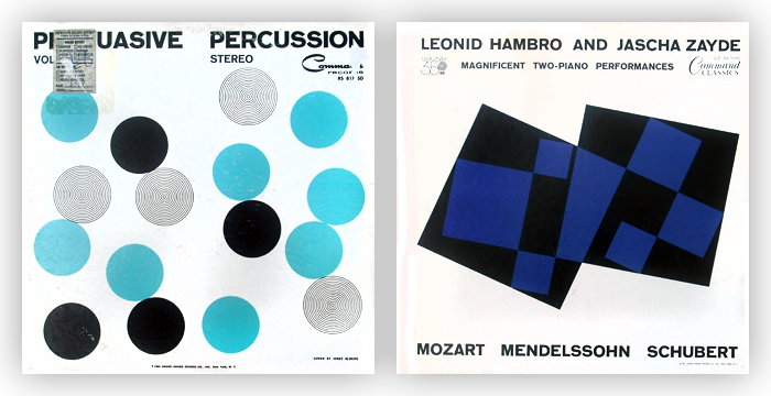 Album cover art by Josef Albers for Command Records