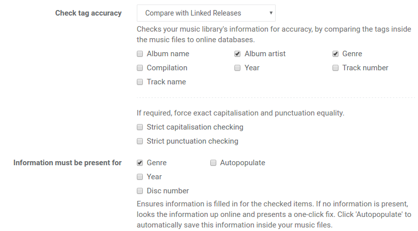 bliss cover art settings for MinimServer