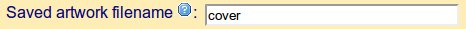 Specify a file in the album directory to re-use as art