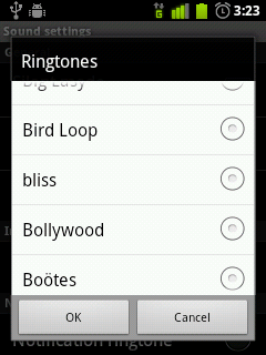 The new bliss ringtone