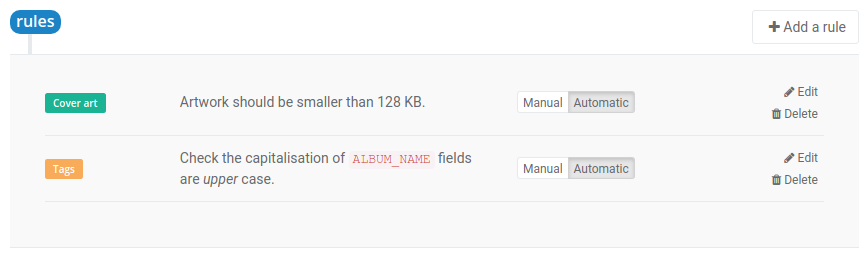 Automation in the case and maximum image data size rules