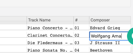 Correcting composer names to canonical values in bliss
