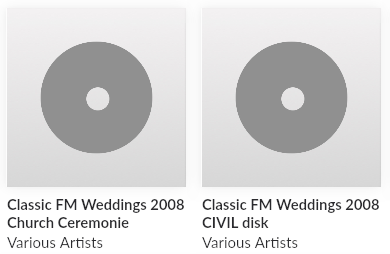 Roon imported Classic FM Weddings with no matches