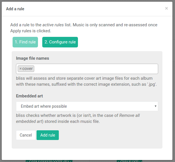 Cover art storage rules for Shanling