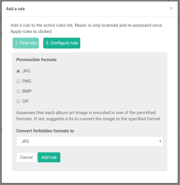 Image format rule for Astell & Kern