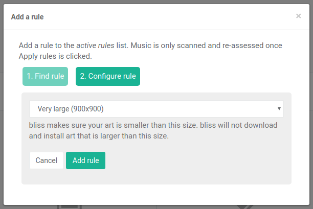 Max resolution rule for Cowon