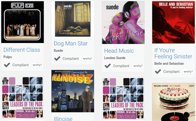 Find album covers automatically with bliss